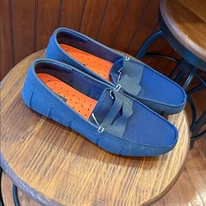 SWIMS Navy Blue Men's Loafers size 8